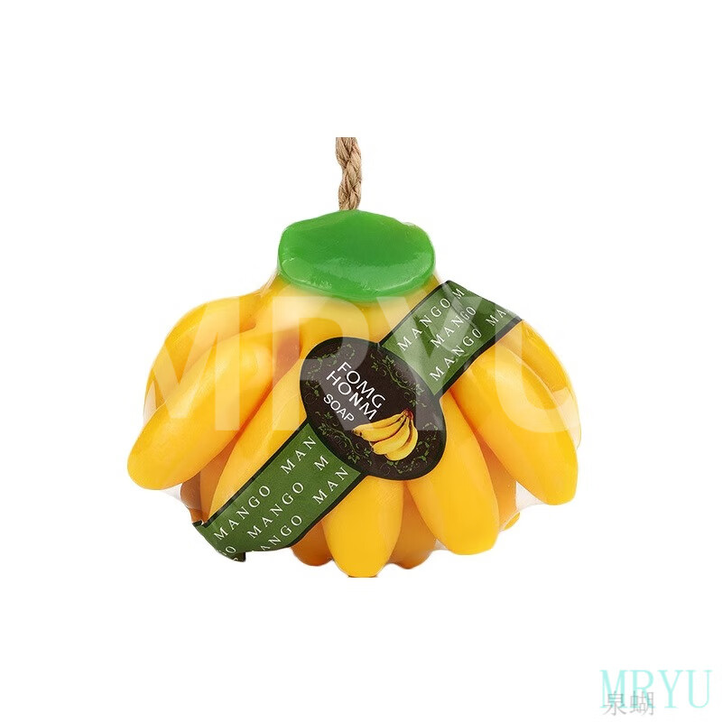 泉蝴梦幻香皂泰国手工香皂芒果鸡蛋花精油皂沐浴嫩白可爱水果香薰 菠萝 一盒装【热销】 官方