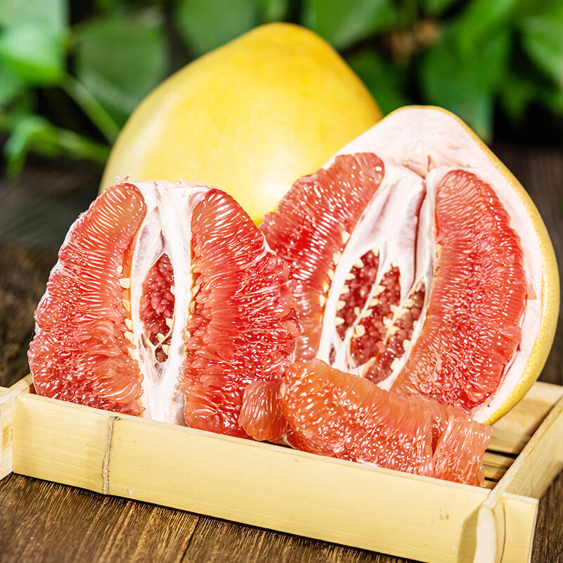 泓瀚正宗红心柚子蜜柚四川蜜柚多汁当季新鲜柚子现摘整箱水果送礼 精选大果9-10斤【净重8.5斤+】