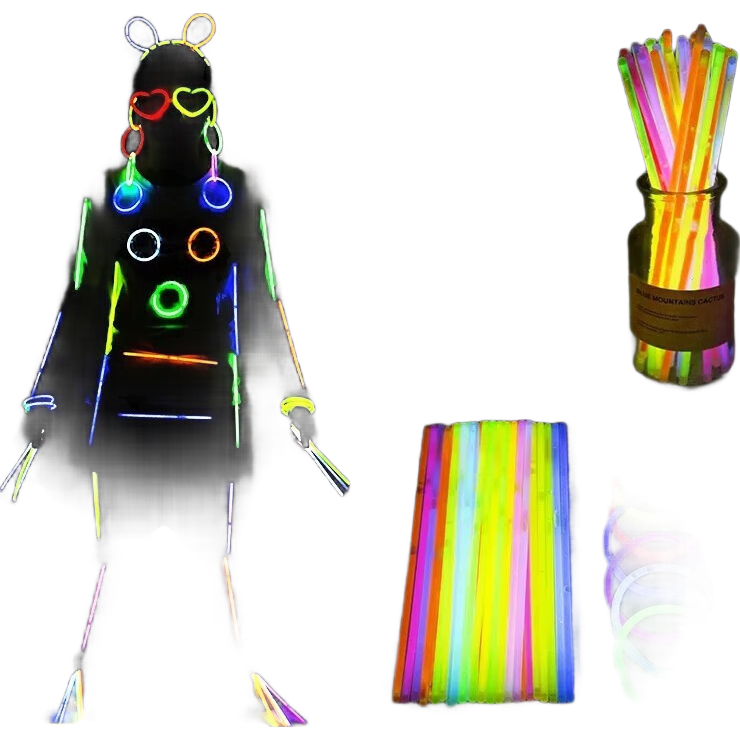 佳茉熒光棒發(fā)光手環(huán)diy兒童玩具抖音熒光舞節(jié)日露營親子聚會夜光愛心