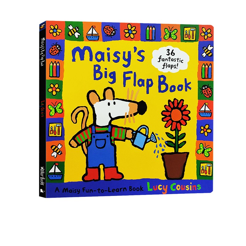 maisys big flap book 小鼠波波趣味翻翻书 英文原版 进口原版 0岁到