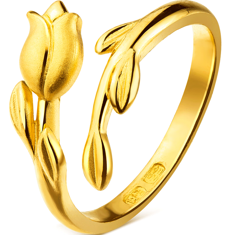 六福珠宝黄金戒指：高质量低价，打造完美婚礼