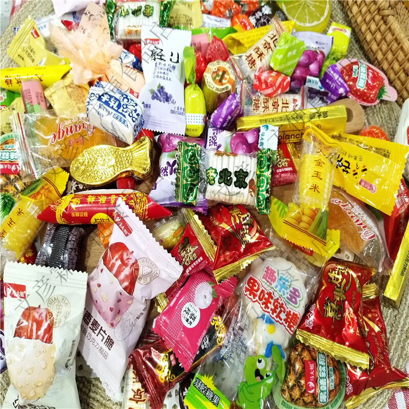 马大姐糖果什锦糖杂拌糖喜糖水果糖酥糖奶糖软糖巧克力混合 什锦糖1斤