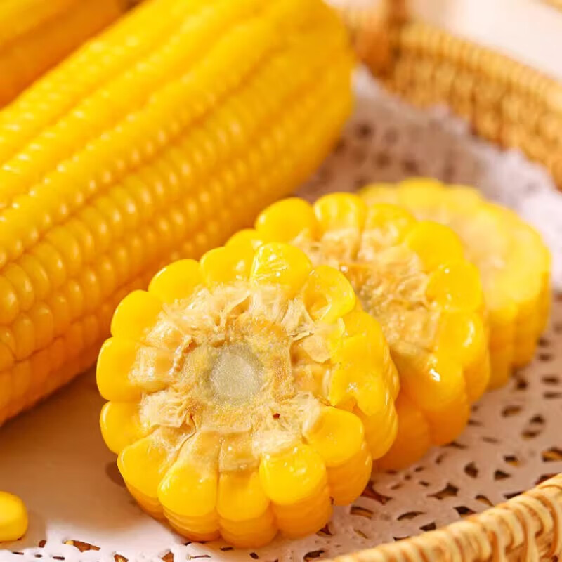 绿熊庄园新疆特产黄白糯玉米新鲜软糯香甜玉米黄玉米大棒粗粮早餐非即食 【一级大棒】恨甜大黄甜糯玉米 单根≥300g 净重5斤