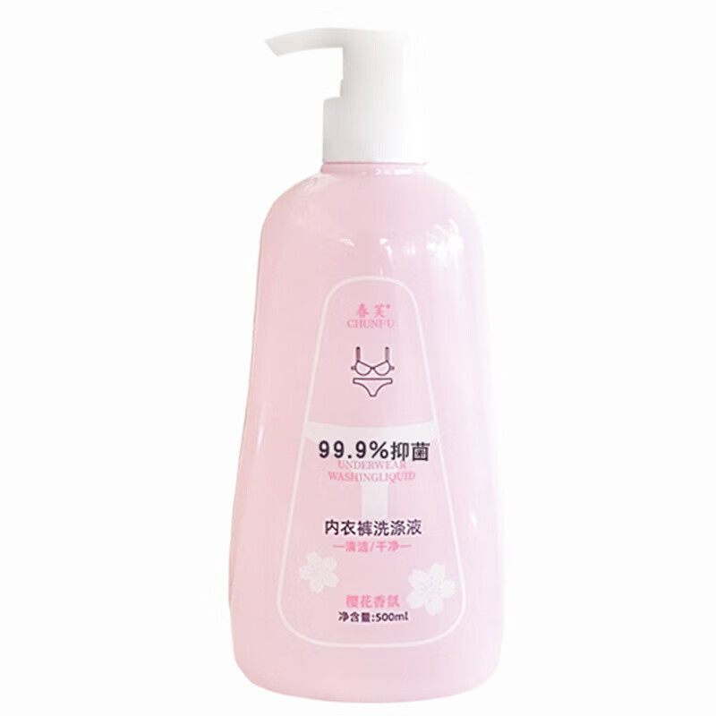 LZ 美妆春芙内衣清洗液孕妇可用手洗家用500ml 春芙内衣裤洗衣液
