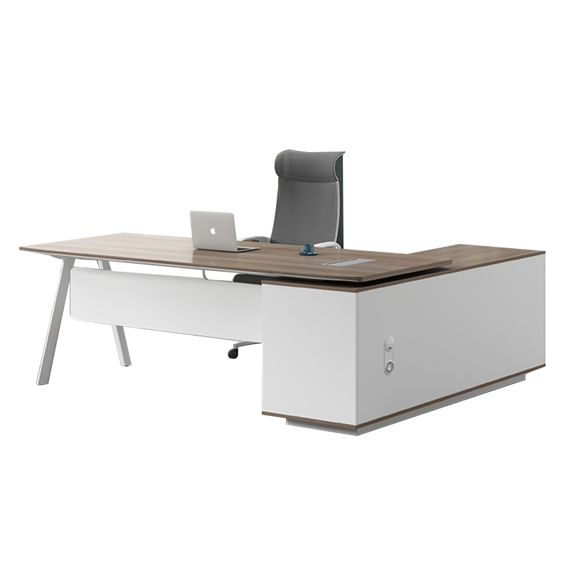 安美诚 老板桌办公桌简约现代办公家具主管桌大班台单人桌椅经理桌 定制尺寸