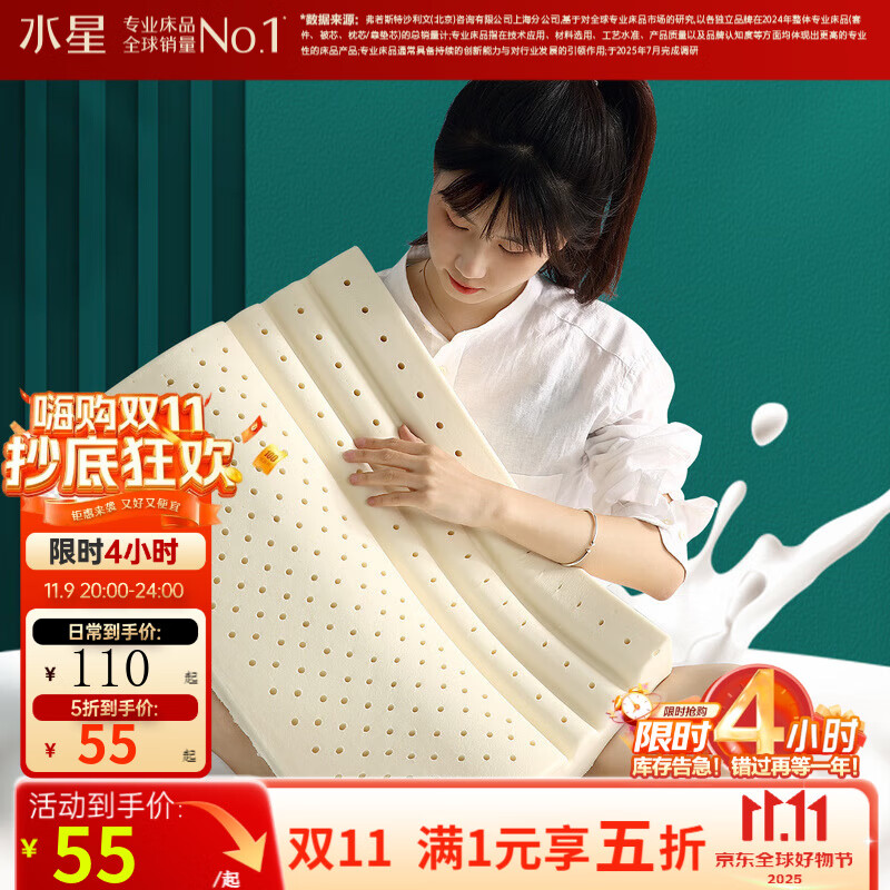 百丽丝 泰国乳胶枕40×60cm