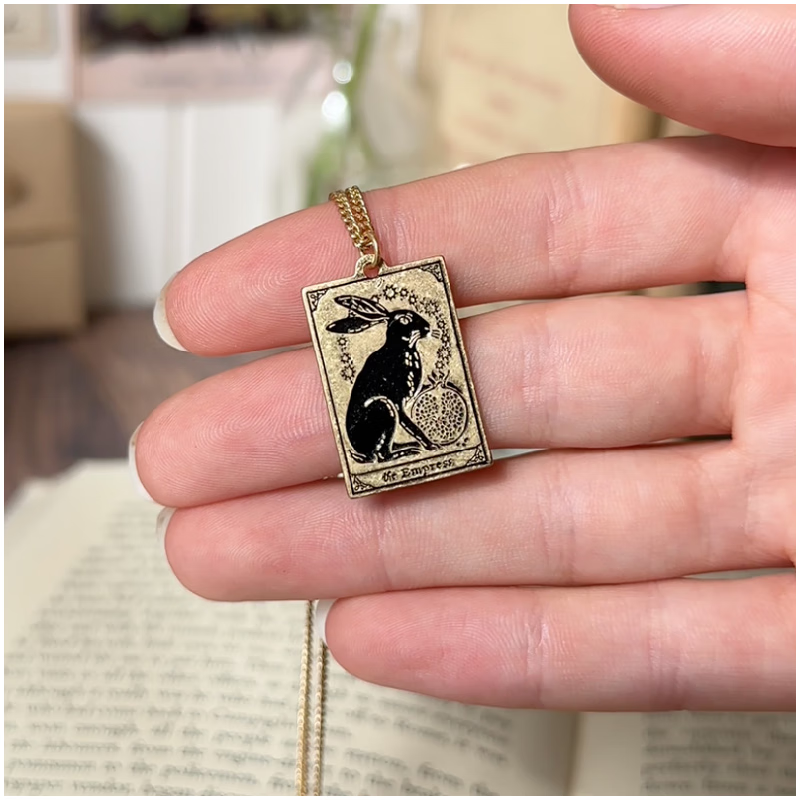 Fable天体系列项链甜酷小众生日礼物 皇后心愿牌项链