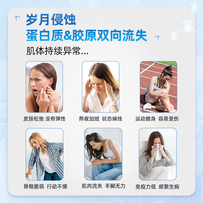 ZAMMEX胶原蛋白肽粉水解小分子易吸收内服进口草饲牛胶精华美颜紧致护肤 【买12送3 送同款】半年量 300g*15罐