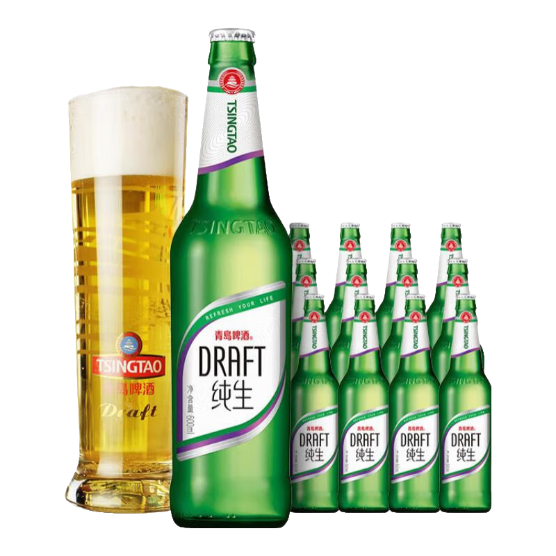 ���ڲ������ൺơ�ƣ�TsingTao������ԭ��֭Ũ��8��P�ൺ����ơ�ƴ�ƿװ 600mL 12ƿ ����װ 72.69Ԫ