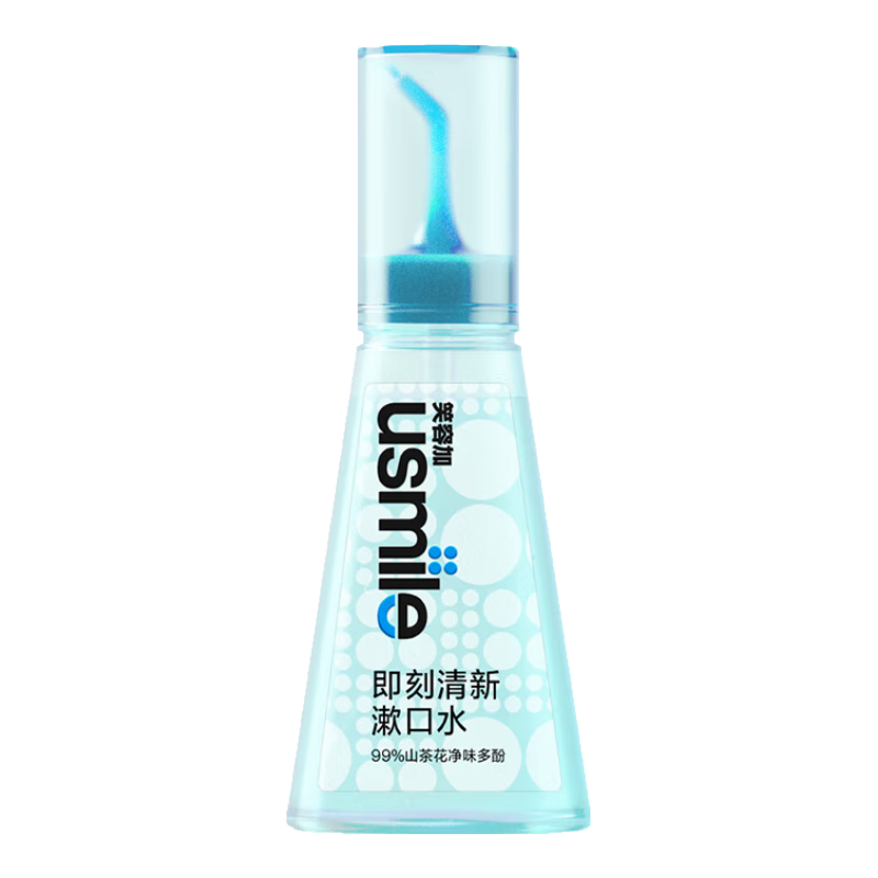 usmile笑容加即刻清新漱口水（蓝柑茉莉）320ml