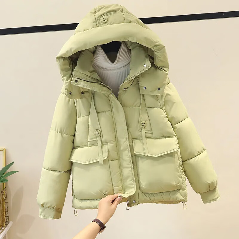 子牧棉麻2025冬装 女韩版棉服连帽开衫棉袄宽松加厚显瘦棉衣外套 子牧棉麻2025冬装 女韩版棉服连帽开衫棉袄宽松加厚显瘦棉衣外套