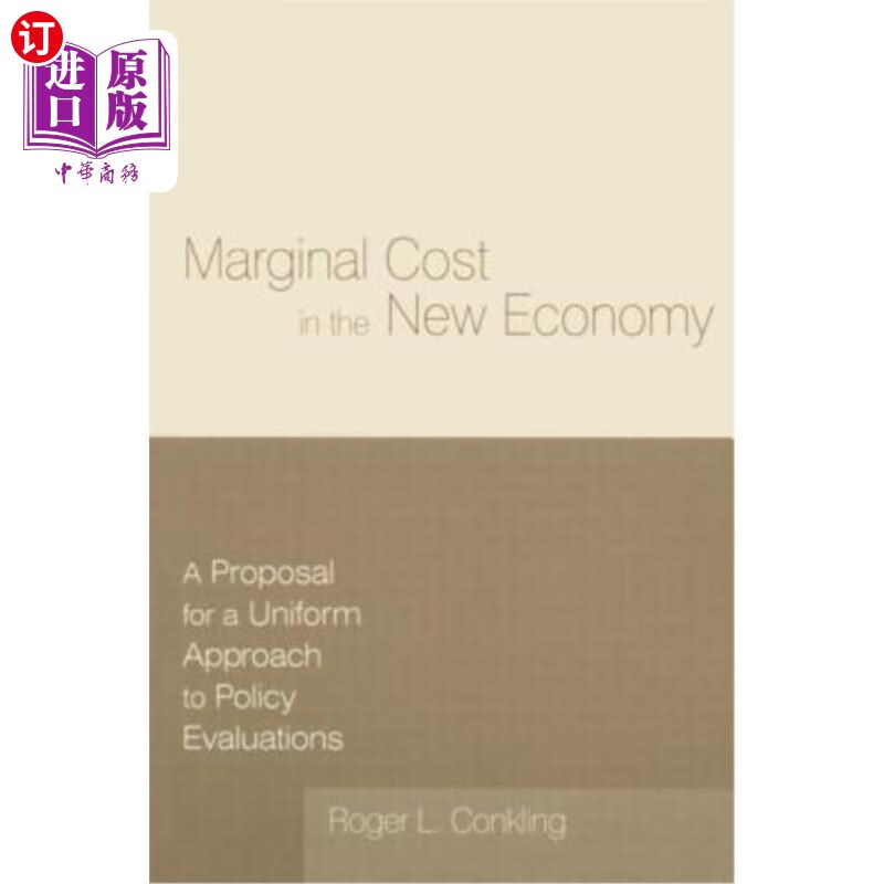 海外直订marginal cost in the new economy: a proposal for a