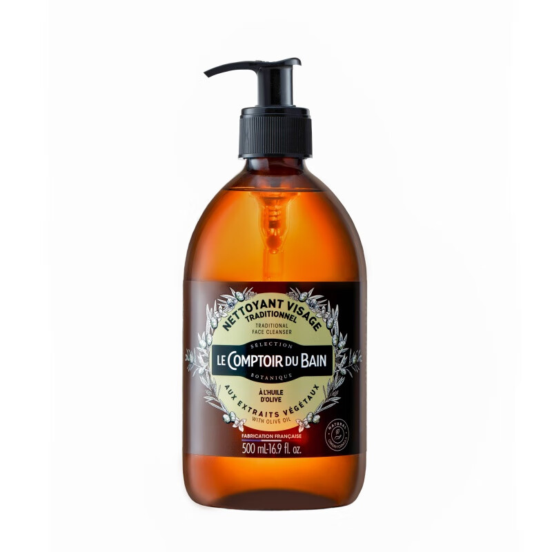 丽芙法国进口橄榄果油泡沫洁面液500ml抗氧化洗面奶温和大棕瓶