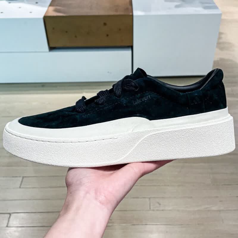 阿迪达斯（adidas）板鞋男鞋女鞋秋冬季新款低帮厚底休闲鞋轻便舒适运动鞋JS4147 JS4148黑色 43
