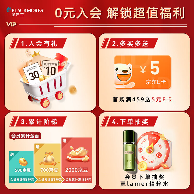 BLACKMORES三倍浓缩深海鱼油软胶囊护眼脑心脑血管 三倍浓缩鱼油150粒【2瓶装】