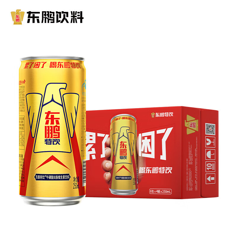 东鹏特饮东鹏金罐250ml*24瓶 62元 - 86线报
