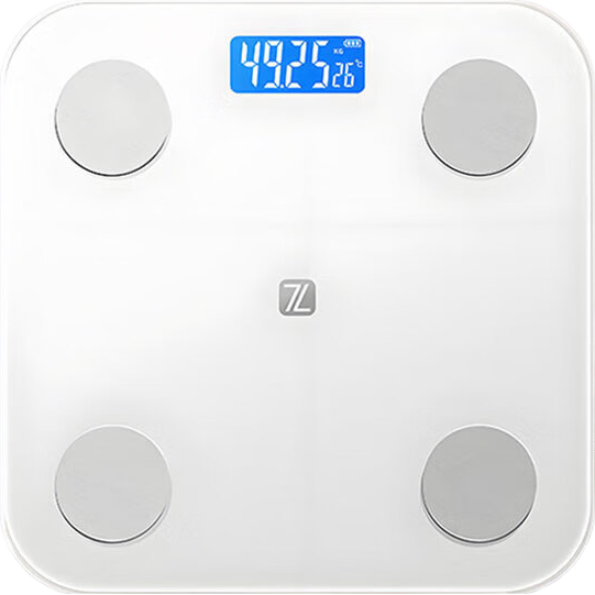 体重秤华为HUAWEI Hilink智联体脂秤电子秤称体重秤智能称重精准宿舍家用减肥专用鸿蒙智联精准 【HUAWEI生态认证】充电款-白色