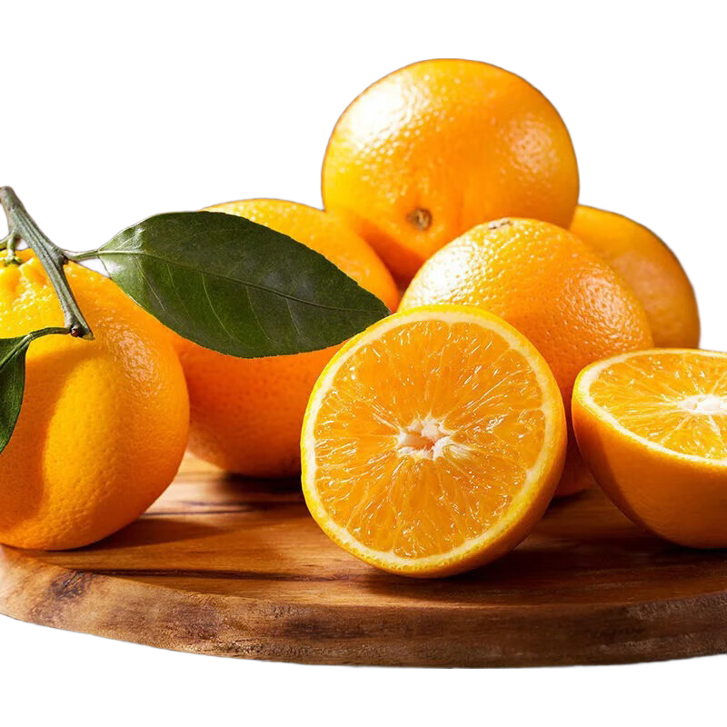 江西赣南脐橙 橙子纽荷尔甜橙水果甜橙子现摘当季正箱新鲜水果 4斤装 净重 （单果120g起）