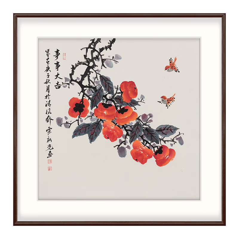 ���Ż�Է����ʽ����װ�λ������һ���������仭�ڵ��ڻ��ֻ���������һ� ��԰��ľ ��Ʒ����ߴ� ��90*90cm