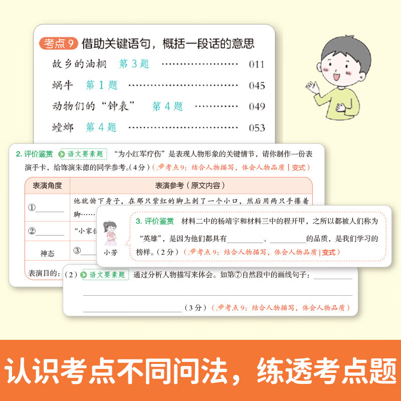开心【2026新版】同步阅读答题模板 小学一二三四五六年级上下册语文阅读真题100篇阅读理解专项训练2025秋每日一练技巧强化训练常考题型真题100篇同步作文 同步阅读答题模板 26春·下册 六年级