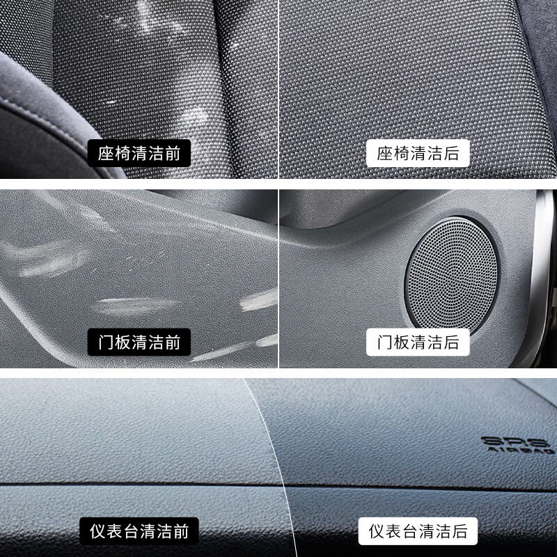 索纳克斯(SONAX)德国进口汽车内饰清洁剂多功能织物真皮座椅车顶棚去污洗车神器 内饰清洁剂 500ml