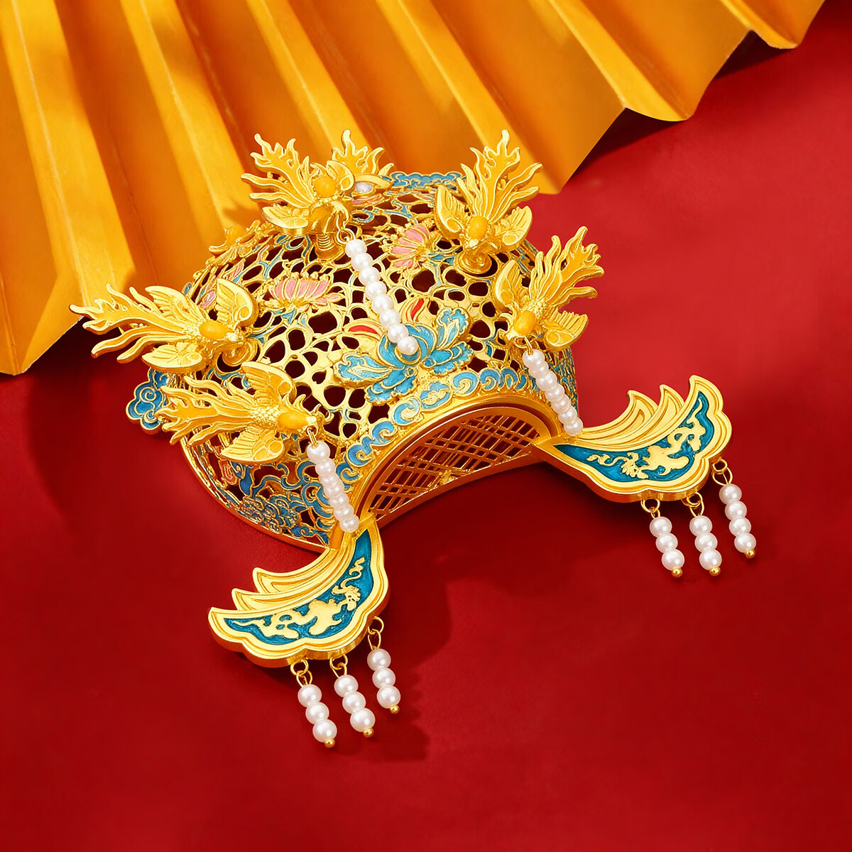 华夏福礼【浙江省博物馆】立体凤冠冰箱贴明孝端贵太皇太后凤冠文创磁吸片 立体凤冠冰箱贴