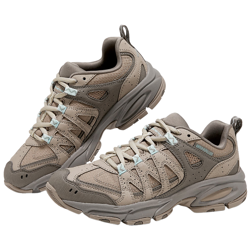 斯凯奇女鞋户外徒步鞋透气耐磨低帮高透气舒适回弹干爽180360C