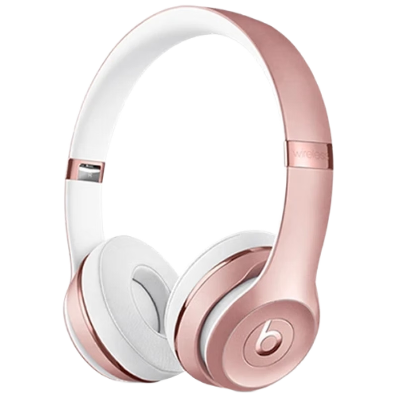 beats Solo3 Wireless 頭戴式 藍(lán)牙無線耳機(jī) 手機(jī)耳機(jī) 游戲耳機(jī) 玫瑰金