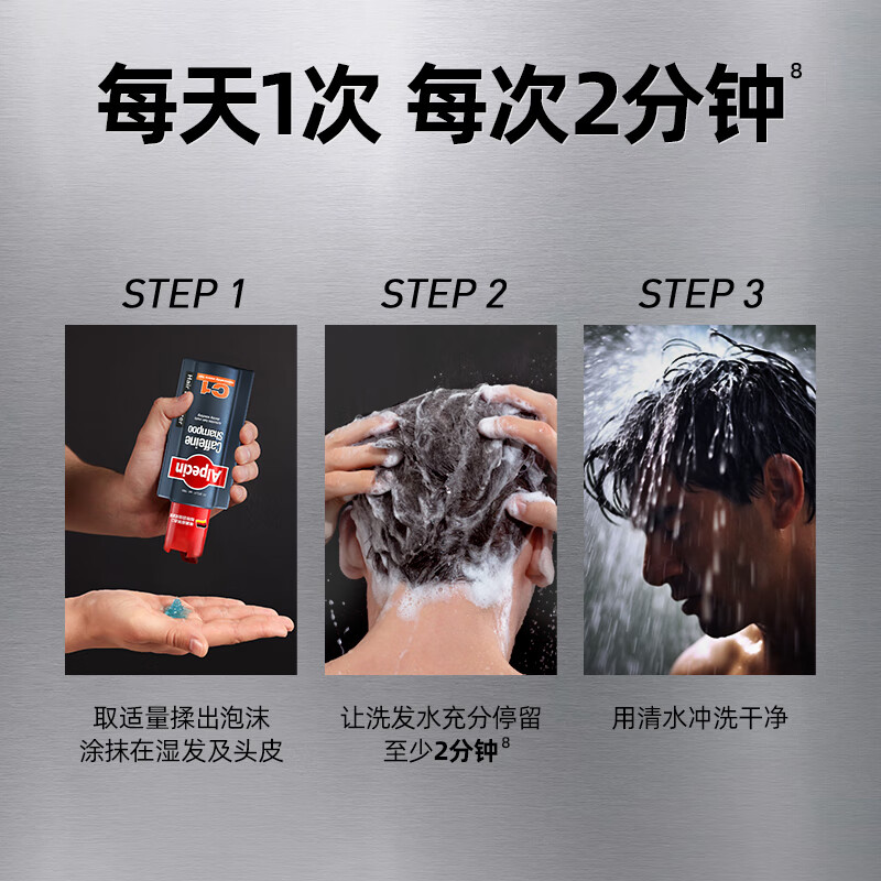 欧倍青（Alpecin）洗护套装咖啡因洗发水无硅油控油洗头膏男女滋养发根洗发露 【洗护滋养套装】250+200ml