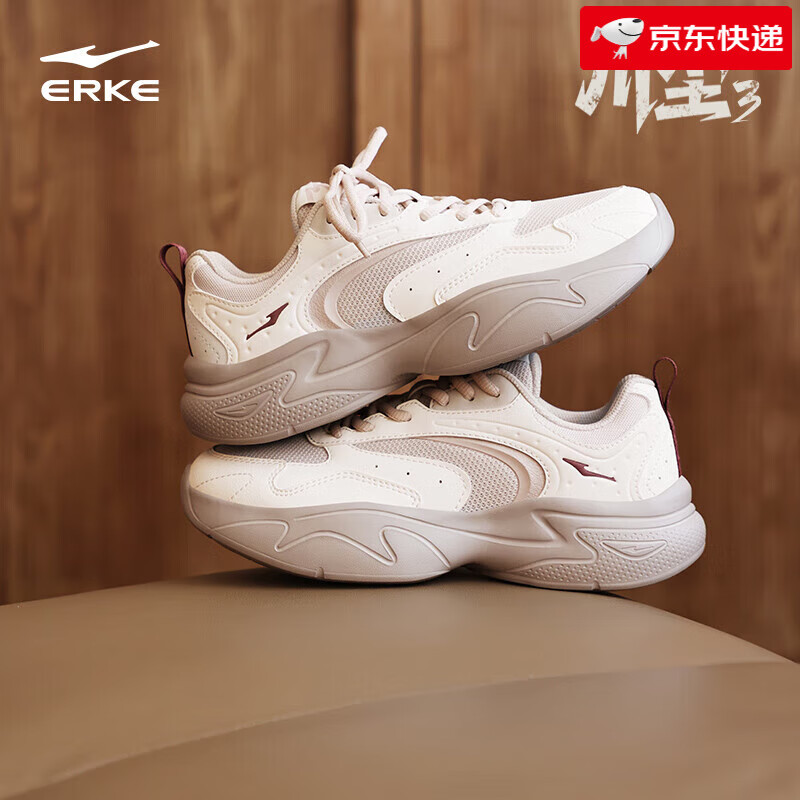 ���Ƕ��ˣ�ERKE������3ŮЬ�ϵ�Ь�ļ��¿����������˶�Ь���ź������Ь ΢����/��Ұ�� 37 119Ԫ