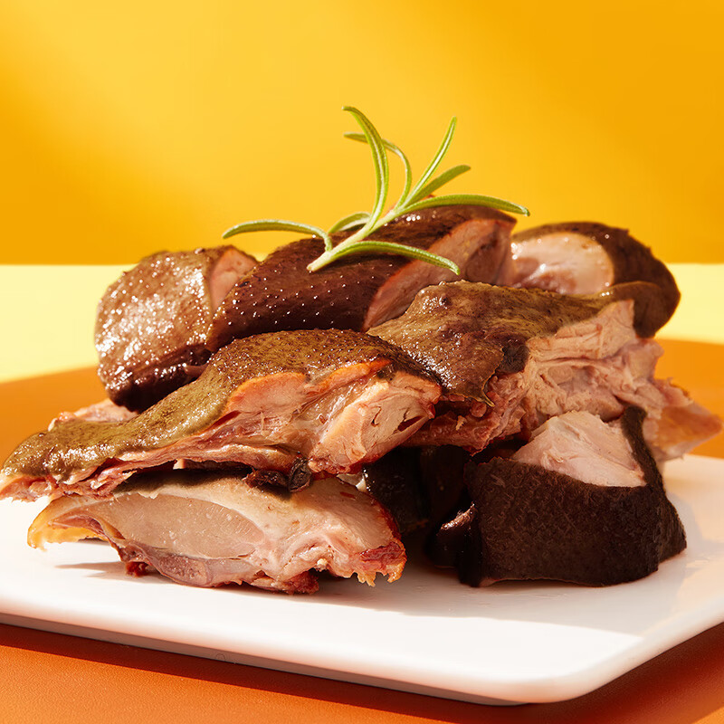 全聚德熟食 北京特产酱鸭手撕鸭烧鸡扒鸡麻椒鸡下酒菜 肉类零食年货礼品 酱鸭500g*1袋