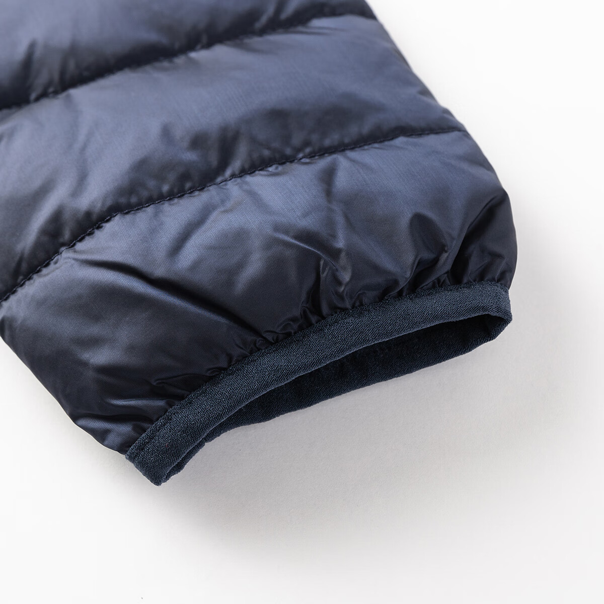 马骑顿（MQD）冬季简约素色儿童羽绒服 藏青 185 充绒量127g