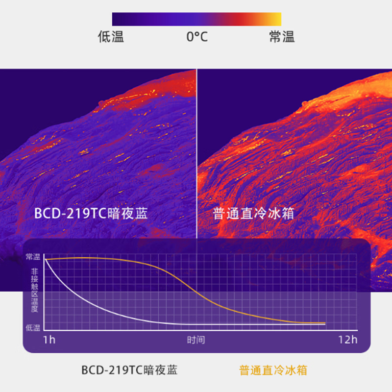 创维(Skyworth)2024 219升三门小型家用别墅公寓电冰箱节能出租房小型电冰箱BCD-219TC暗夜蓝 暗夜蓝