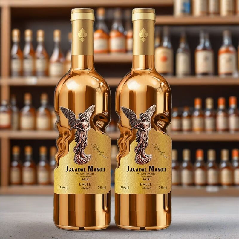 加达尔庄园法国原酒进口巴勒15度干红葡萄酒 750ml*2支巴勒+开瓶器