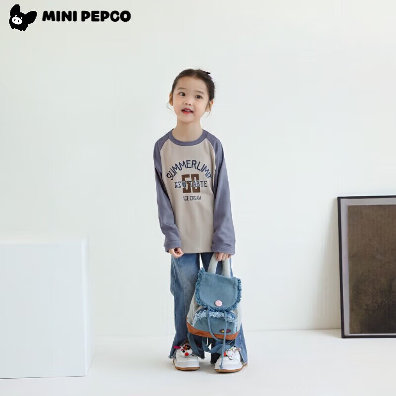 С�����ɣ�PEPCO����7A��������ͯӡ������T����纫�洺��ͯװ����Բ������ Summer����/ǳ�� Ů 140 ��������120-130cm 19.9Ԫ