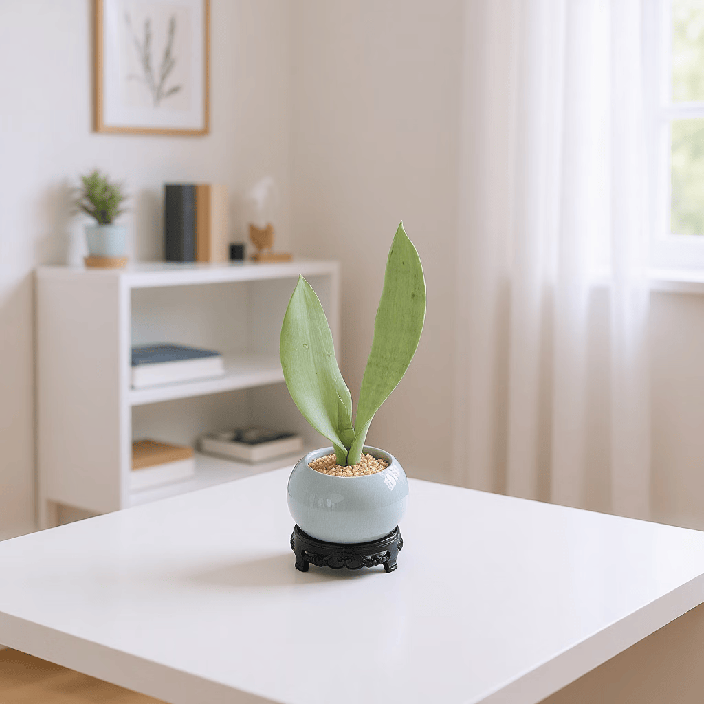 植绝白玉虎皮兰盆栽室内净化办公室空气工位桌面好养绿植植物懒人客厅