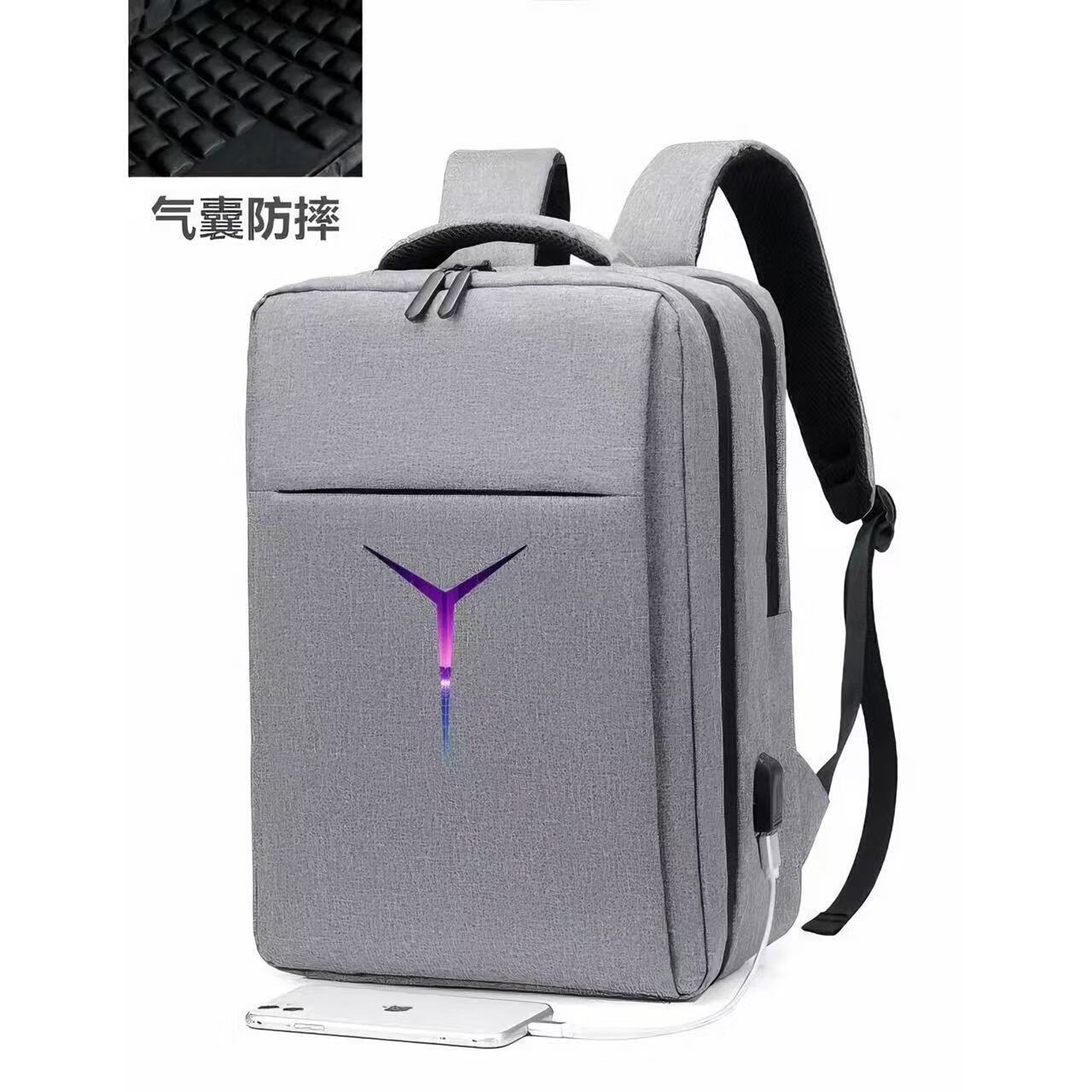 红同拯救者y9000P电脑双肩包y7000p笔记本背包r9000p双肩包r700电脑包 23黑色【气囊】炫Y 17.3英寸