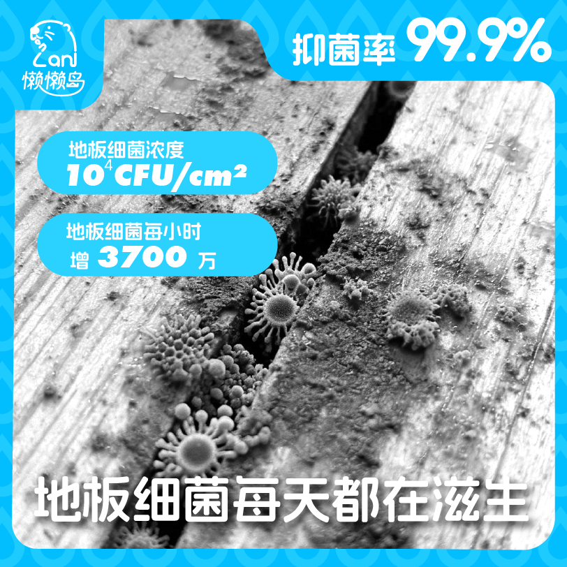 懒懒岛地板清洁剂拖地瓷砖木地板地砖扫地机器人洗地机去污杀菌 心想事橙子550g*1瓶