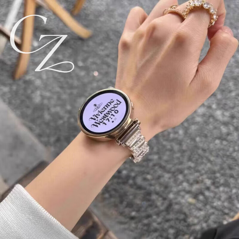 适用华为GT6表带蝴蝶扣gt5手表金属腕带gt4/gt3女watch5/4pro/3 玫瑰金 华为GT4/GT5 41mm/GT5Pro42mm