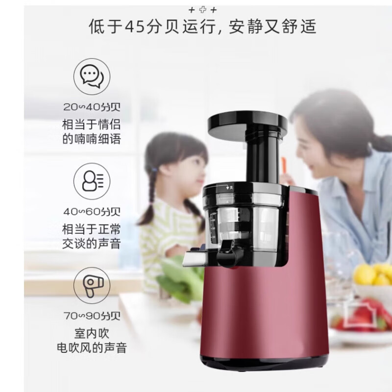 原汁机进口多功能家用商用全自动渣汁分离炸果汁机榨汁机 富贵红[恵人2025新款普通版]