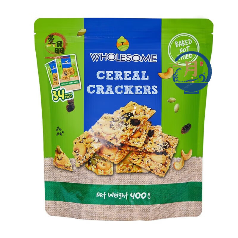 食芳溢山姆会员商店WHOLESOME 进口蝴蝶森谷物饼干 400g 蝴蝶森谷物饼干