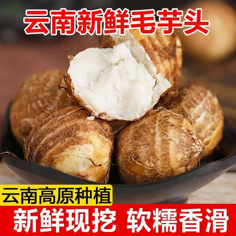 正宗山东牛奶小芋头新鲜现挖蔬菜软糯香甜 普通装单个15g+ 5斤【净重4.5斤】