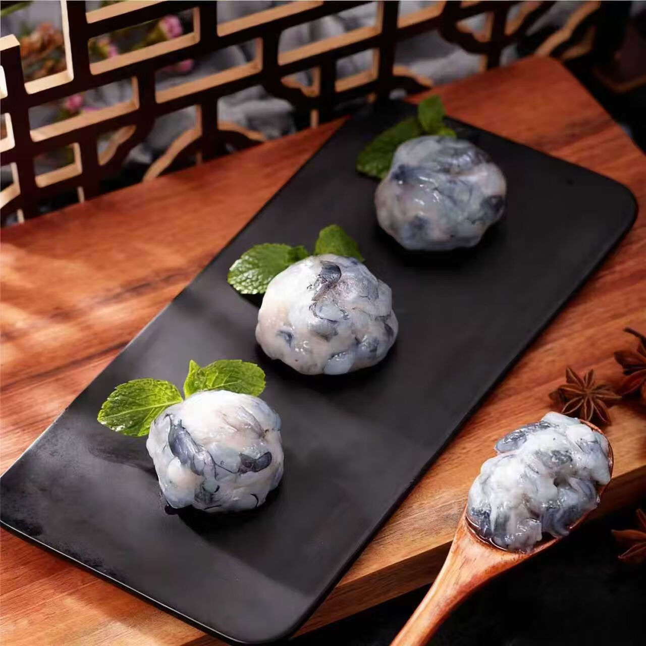 灏沣源黑虎虾虾滑 生鲜食品 低脂高蛋白 火锅丸子 煮汤 关东煮 150g/袋 黑虎虾滑150g*8袋