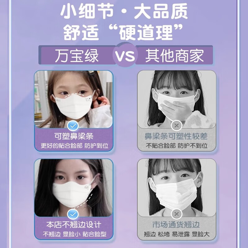 洽苒【日本】儿童婴儿口罩幼儿宝宝专用3-6-12岁医用级独立包装不勒耳 升级透气款【奶白混搭】30只-独立片装 3-6岁儿童【体重23斤-46斤适用】
