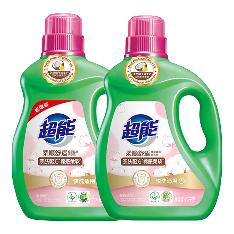 ���� ��˳����ϴ��Һ 2.5kg*2ƿ 10.24�� ���ýྻ�º͵�����Ư 39.9Ԫ