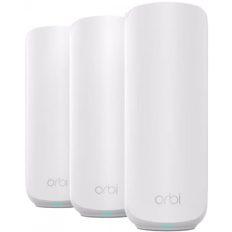 网件（NETGEAR）Orbi 260系列双频WiFi 7 Mesh家庭网络系统（无线路由器+2个扩展器）3.6Gbps速度RBE263 白色 无线路由器 + 2 个扩展器