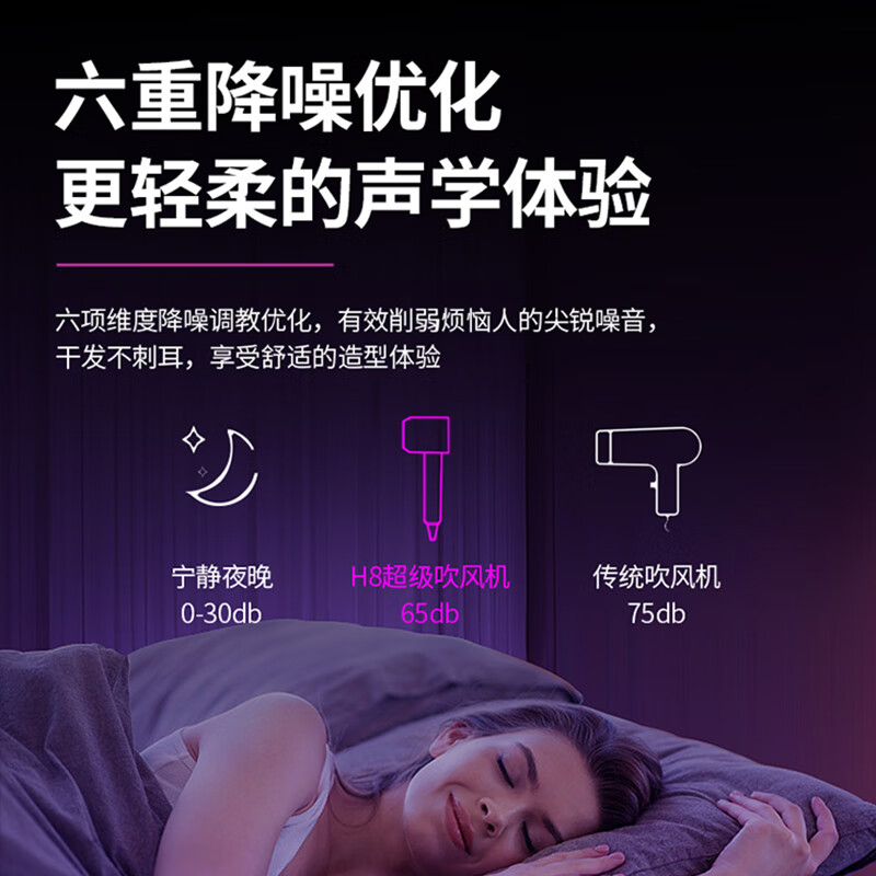 RASW【德国品牌丨45亿负离子护发】吹风机家用静音负离子大功率不伤发恒温吹风筒速干情人节礼物女士 【绅士灰】单风嘴+礼盒 520情人节女生生日礼物实用走心高级感送女友