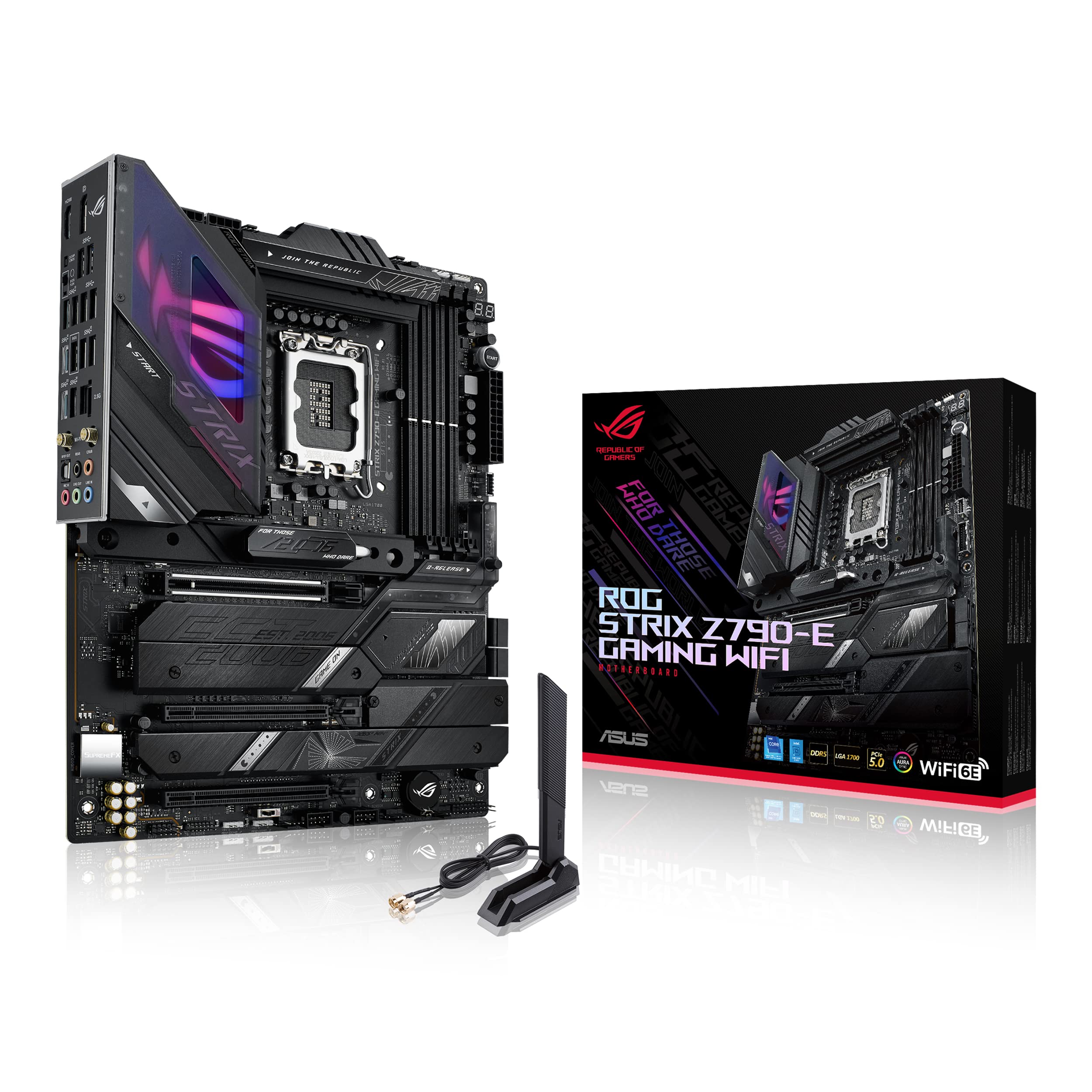 ASUS ROG Strixϵ Ϸ Z790-EоƬ WiFi 6E׼ ATXߴ LGA 1700ӿڴʵ2642.31Ԫ