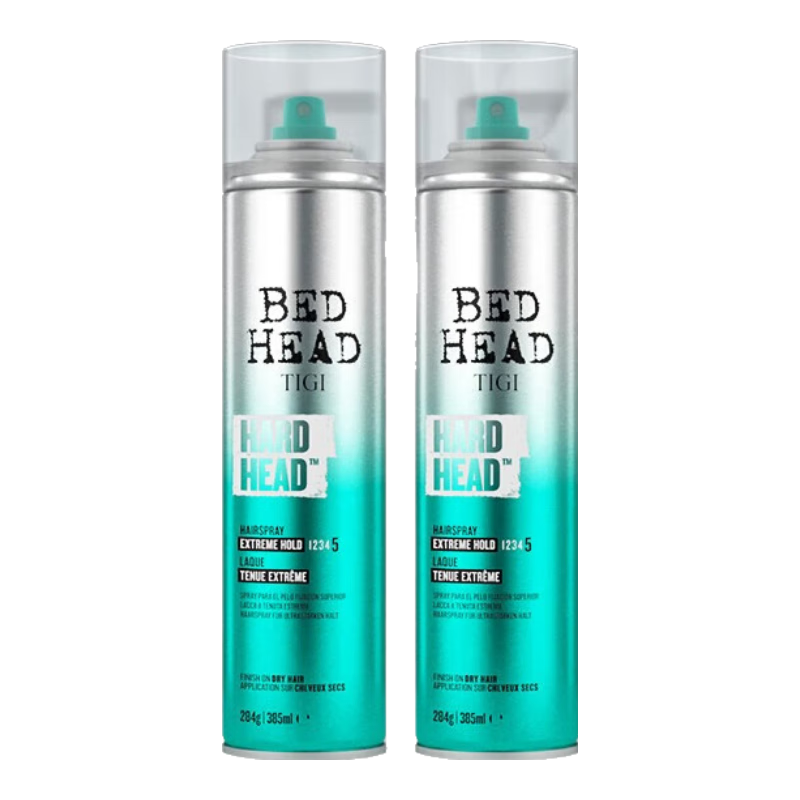 體吉（TIGI）進(jìn)口太空定型噴霧發(fā)膠強(qiáng)力持久保濕蓬松男女士頭發(fā)造型干膠啫喱水 【兩瓶裝】太空噴霧385ml