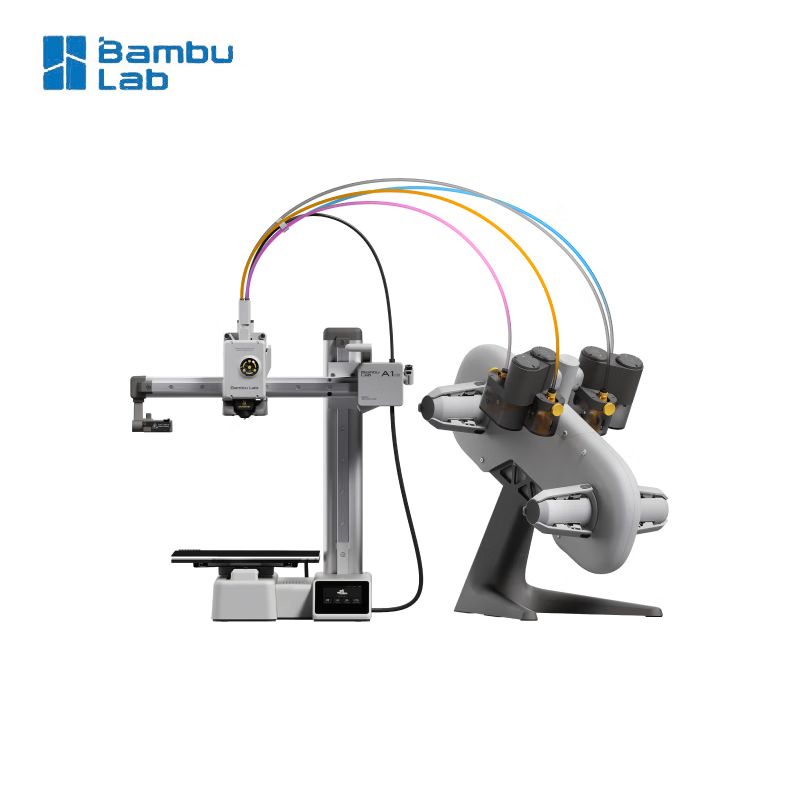 bambulab A1 mini Combo 3D打印机学生新手友好儿童Steam教育 全自动调平多色高速 桌面家用FDM （大陆版）